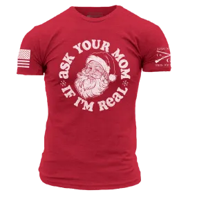 Ask Your Mom T-Shirt - Red