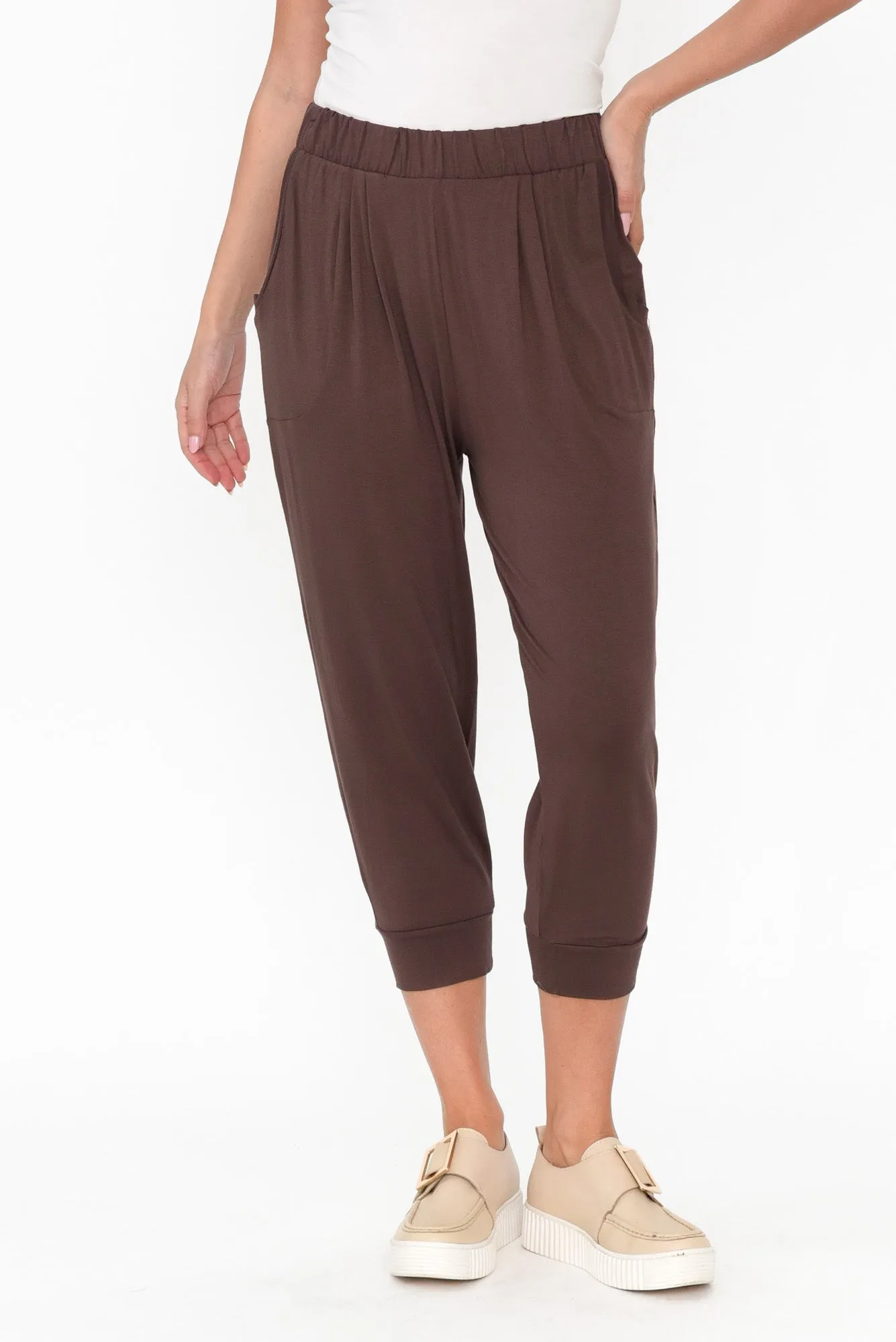 Brown Tokyo Slouch Pants