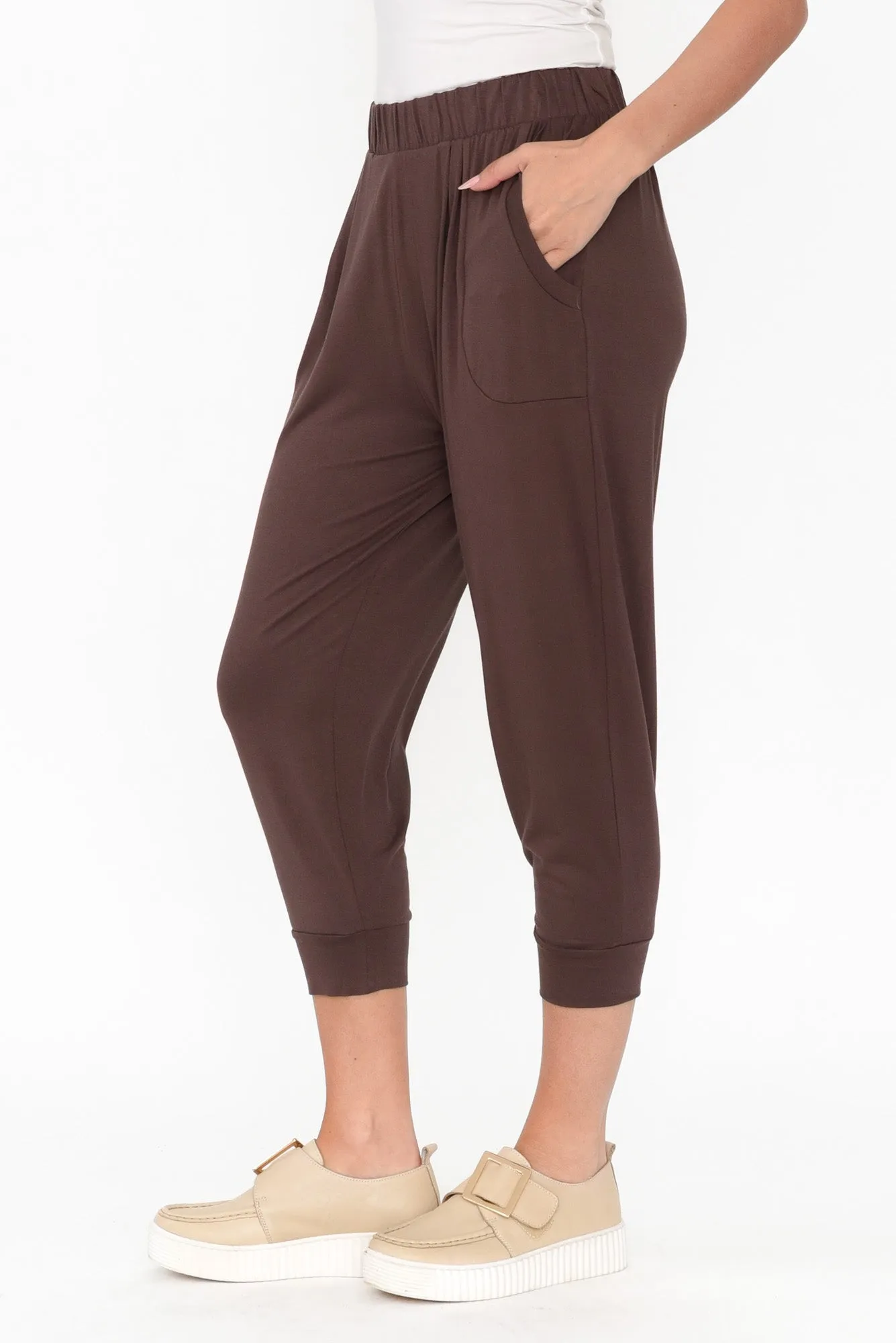 Brown Tokyo Slouch Pants