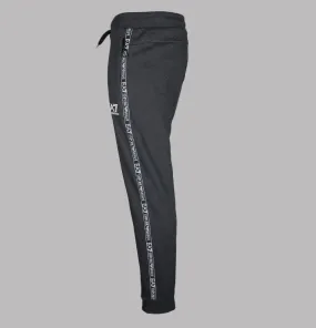 EA7 Athletic Colour Block Taping Joggers Dark Grey