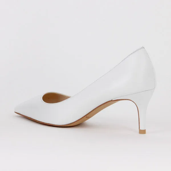 *GAL classic leather - white, 6cm size UK 3