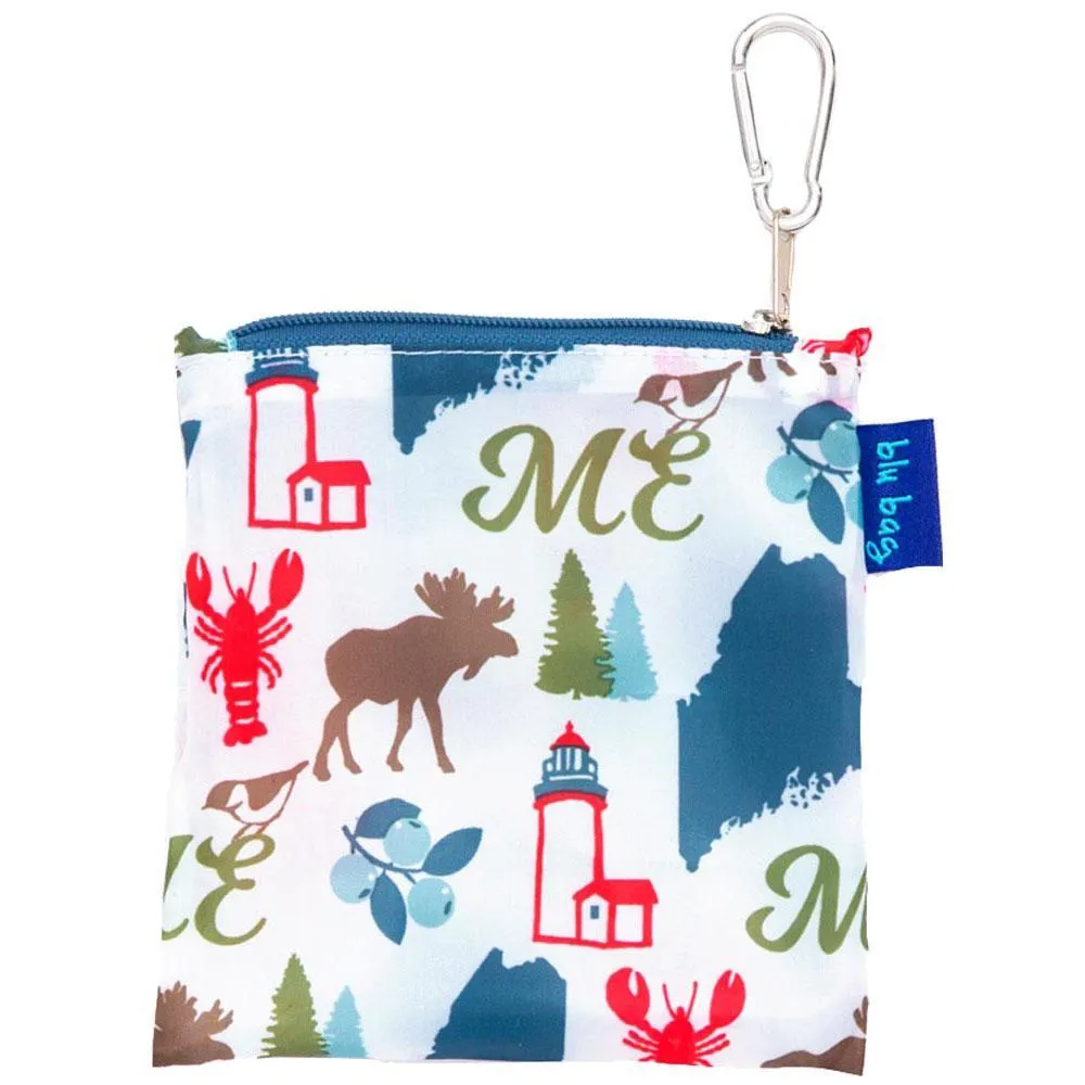 Maine Blue Blu Reusable Shopping Bag - Machine Washable