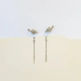 Silver Azami Earrings