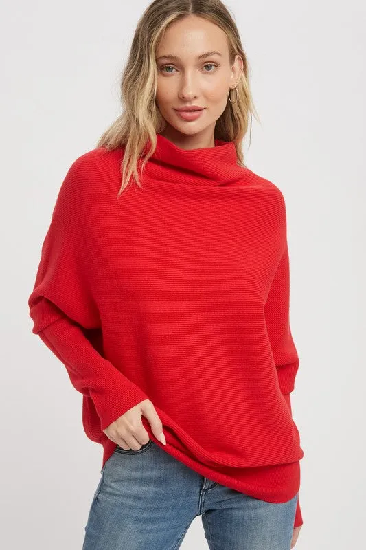 SLOUCH NECK DOLMAN TOP