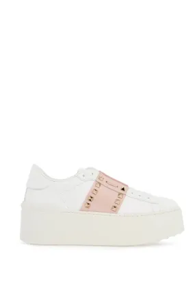 VALENTINO GARAVANI open rockstud untitled sneakers