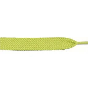 Wholesale Thick Flat 3/4 - Lime (12 Pair Pack) Shoelaces