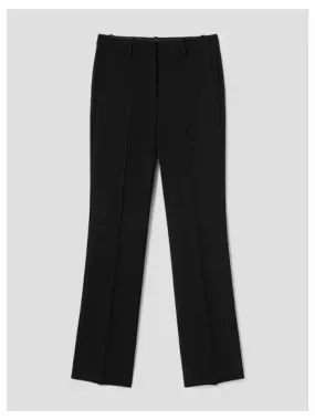 Women s Crepe Slim Full Pants Trousers Black Domestic Product