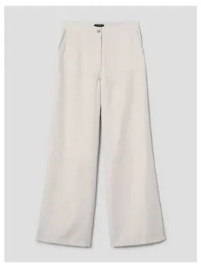 Women s Fluid Lyocell Cargo Wide Pants Trousers Sand Domestic Product